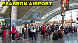 Toronto Pearson Airport From Checkin to Departure Gate Aug 2021 [upl. by Nnazil]