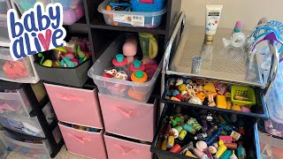 Updated Nursery Organization Tour How I Organize my Accessories [upl. by Nylave]