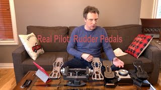 Real Pilot Reviews Flight Simulator Rudder Pedals amp Demonstrates Home Simulator Setup [upl. by Shererd]