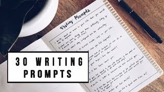 30 JOURNALING WRITING PROMPTS  IDEAS  ANN LE [upl. by Dickens]