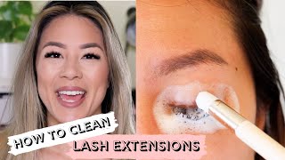 HOW TO TAKE CARE OF LASH EXTENSIONS  How to make your lash extensions last longer [upl. by Yaakov412]