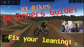 MX Bikes for beginners Controller input and leaning setup [upl. by Fonsie]