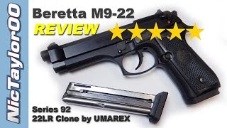 Beretta  Umarex M9 22LR Intial Review  92 Series Pistol [upl. by Thorncombe]