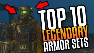 10 Best LEGENDARY ARMOR Sets in Fallout 4  Fallout Top 10s [upl. by Kraska]