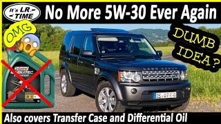 No more 5W30 ever again  Land Rover Discovery 4  Transfer Case and Diff oil change [upl. by Singband]