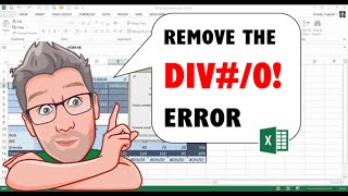 Remove the DIV0 Error in Excel [upl. by Iroak740]