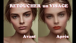 RETOUCHER UN VISAGE avec PHOTOSHOP 2021 Bruno Sorce [upl. by Rhpotsirhc]