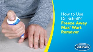 Dr Scholl’s  How to Use Freeze Away Max™ Wart Remover [upl. by Jeromy773]