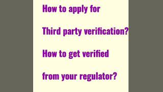 Third party verification for Nmc Registration  NMC application for nursesRegulators verification [upl. by Filberto]