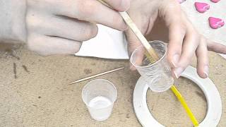 Tutorial How to apply resin to Polymer Clay Jewelry [upl. by Hemingway]