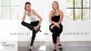 How To  Pose Like a Model  Editorial vs Commercial [upl. by Kerge]