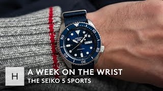 Review The 2019 Seiko 5 Sports SRPD Series [upl. by Gladdie]