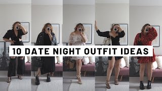 10 DATE NIGHT OUTFIT IDEAS  PetiteElliee [upl. by Arted]