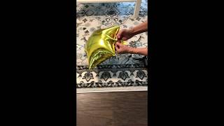 How to Inflate Foil Balloons with an Air Pump [upl. by Lehcnom]