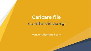 Caricare i file su Altervista [upl. by Nohtiek286]