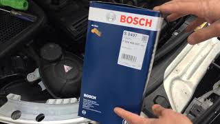 How to change air filter on Mercedes w205 C220 [upl. by Grizel18]