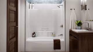 ★ TOP 40 ★ Small Bathroom Ideas With Tub Shower Combo [upl. by Cassy]