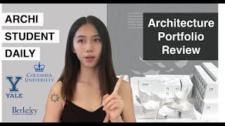 My Architecture Portfolio 2019  Yale Columbia UC Berkeley accepted [upl. by Annerol]