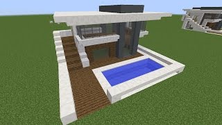 Minecraft Modern Ev Yapımı [upl. by Tnilk]