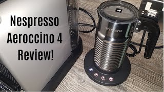 Nespresso Aeroccino 4 Milk Frother Review  Worth upgrading from the Aeroccino 3 [upl. by Mac]