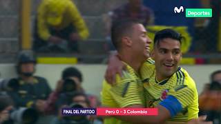 Perú vs Colombia 03 RESUMEN y GOLES del partido amistoso internacional [upl. by Xella]