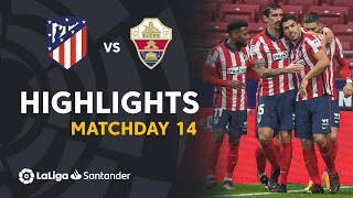 Highlights Atletico Madrid vs Elche CF 31 [upl. by Adrahs]