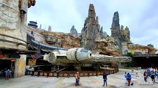 Star Wars Land Tour  Full Disneylands Galaxys Edge Tour [upl. by Bathelda975]