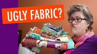 5 WAYS TO USE UGLY FABRIC FREE QUILT PATTERN [upl. by Rhtaeh20]