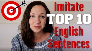 How to Pronounce TOP 10 English Sentences [upl. by Bergmans]