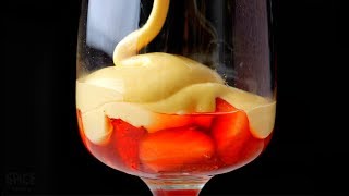 Zabaglione  Italian Custard Recipe Without alcohol [upl. by Tinya371]