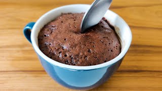 Chocolate Mug Cake in 1 Minute [upl. by Aiekal37]