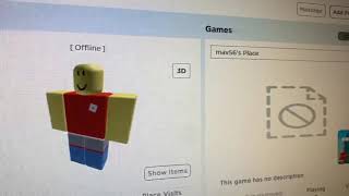 Creating A Fake 2006 Roblox Account [upl. by Lail190]