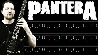 PANTERA Floods Outro Guitar Tab  Lesson [upl. by Wickman]