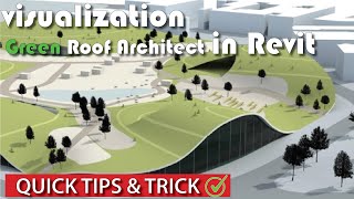 Learn how to make Green Roof Architect in Revit  Organic Roof [upl. by Tully]