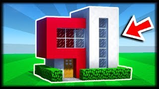 COMMENT CONSTRUIRE UNE MAISON MODERNE  🏠🏠 Tuto Build Minecraft [upl. by Hall]