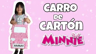 Carro de cartón Minnie Mouse Fácil [upl. by Ellehcit265]