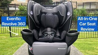 Evenflo Revolve 360 AllInOne Car Seat Review [upl. by Jaqitsch932]