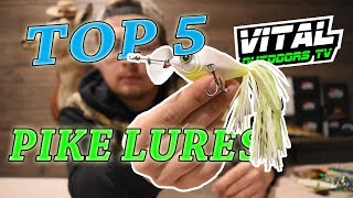 Top 5 Northern Pike Lures [upl. by Teodora713]