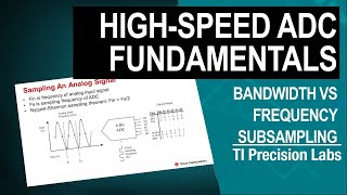 Bandwidth vs Frequency  Subsampling Concepts [upl. by Shelly690]