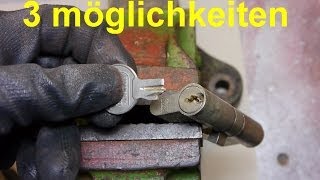 Schlüssel abgebrochen 3 Möglichkeiten Anleitung  Key canceled [upl. by Kristianson]