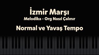 İzmir Marşı  Melodika  Org Notaları  Nasıl Çalınır [upl. by Sanoy750]