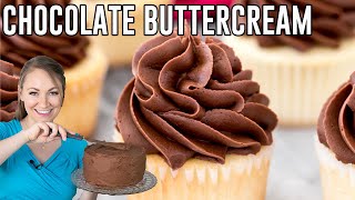 How to Make Chocolate Buttercream [upl. by Nomde]