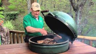 8 Minute Steaks  Cooked on the Big Green Egg [upl. by Enyehc]