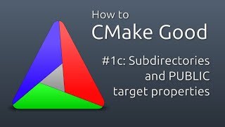 How to CMake Good  1c  Subdirectories and Target Interface Properties [upl. by Raseda]