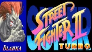 Super Street Fighter II Turbo  Blanka Arcade [upl. by Annahsohs]