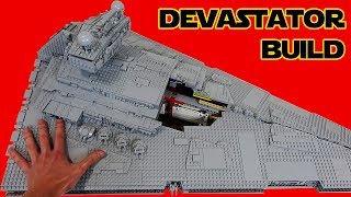 Building the LEGO Star Wars UCS STAR DESTROYER 75252 2019 [upl. by Ahsitan]