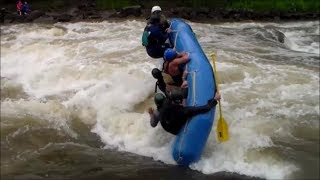 Ocoee River Raft Guide Training in the Class IV Olympic Course [upl. by Faus643]