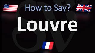 How to Pronounce Louvre  Paris Museum Pronunciation Native Speaker [upl. by Ellmyer]