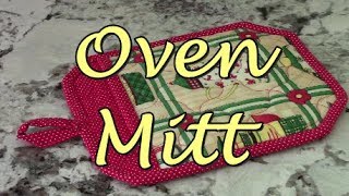 How to Make an Oven Mitt A  The Sewing Room Channel [upl. by Aitra823]