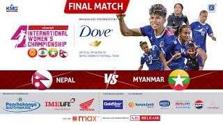 Nepal Vs Myanmar  Final Match  Vianet International Womens Championship  26 Feb 2025  LIVE [upl. by Yhprum]